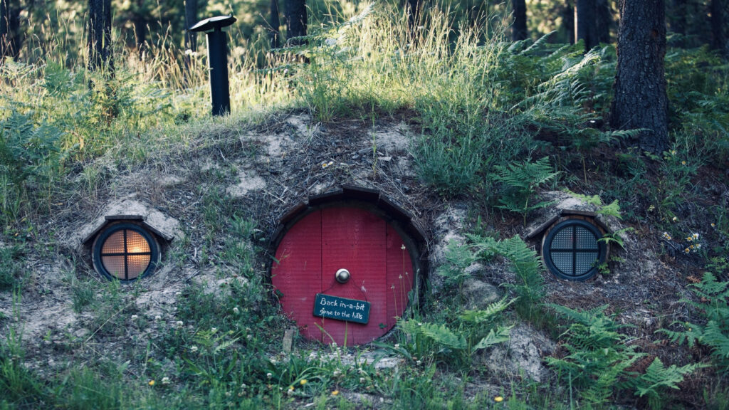 A hobbit burrow