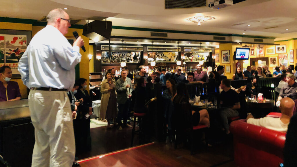 Four Black Water Tigers - Danny Lyons hosting his monthly whisky night in Shenzhen