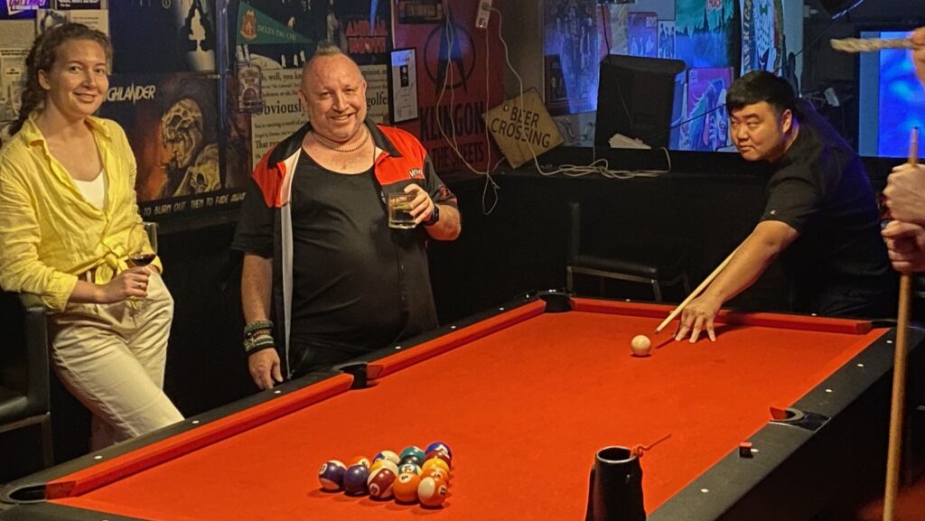 Mitchie Perrine - Playing Pool Mitchie Perrine - Playing Pool