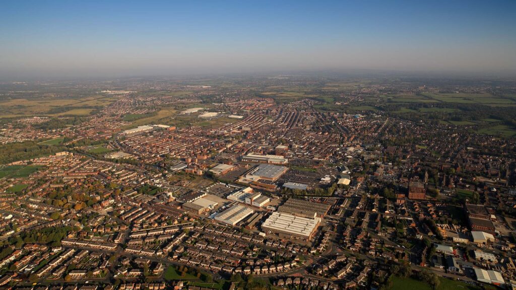 Andy Perry - photo of my home town, Leigh